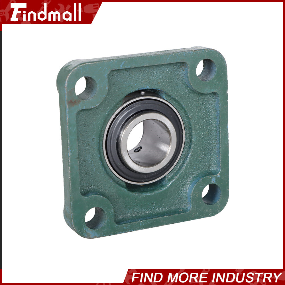 4 PCS UCF205-16 Solid Base Pillow Block Flange Bearing 1″ Bore 4 Bolt