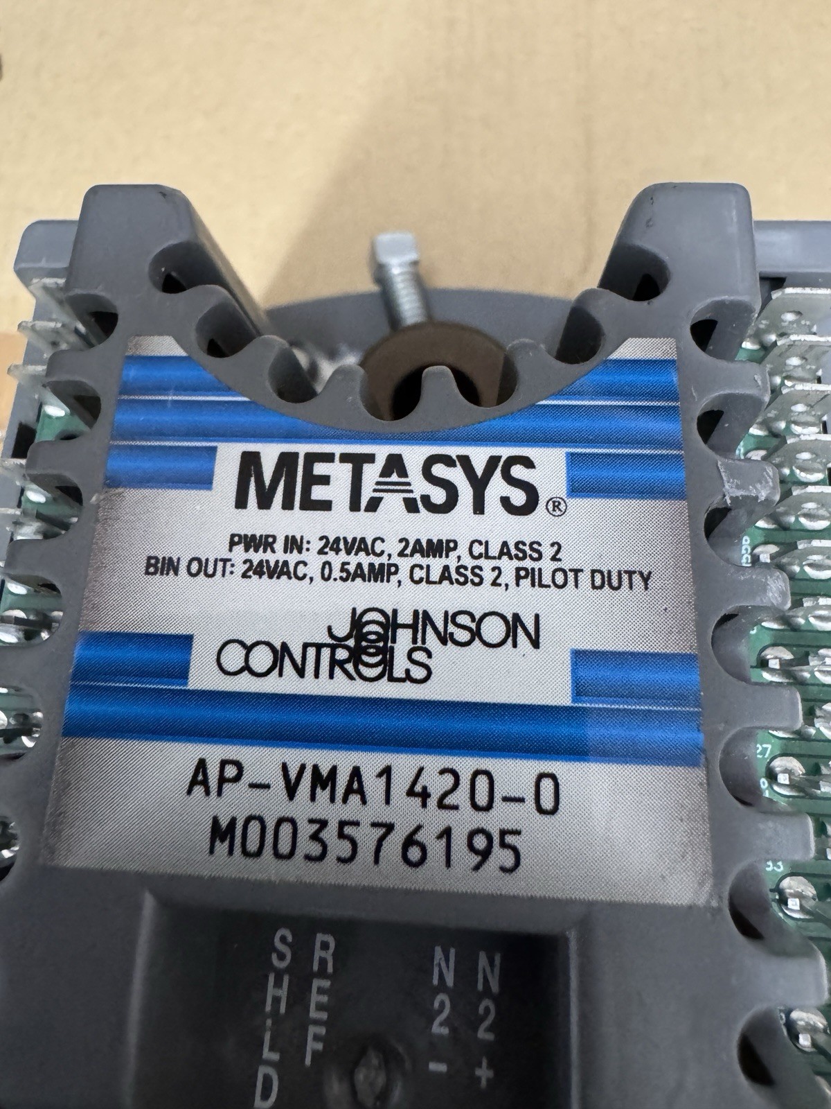 Johnson Controls Metasys AP-VMA1420-0 VAV Controller HVAC BACnet MS/TP
