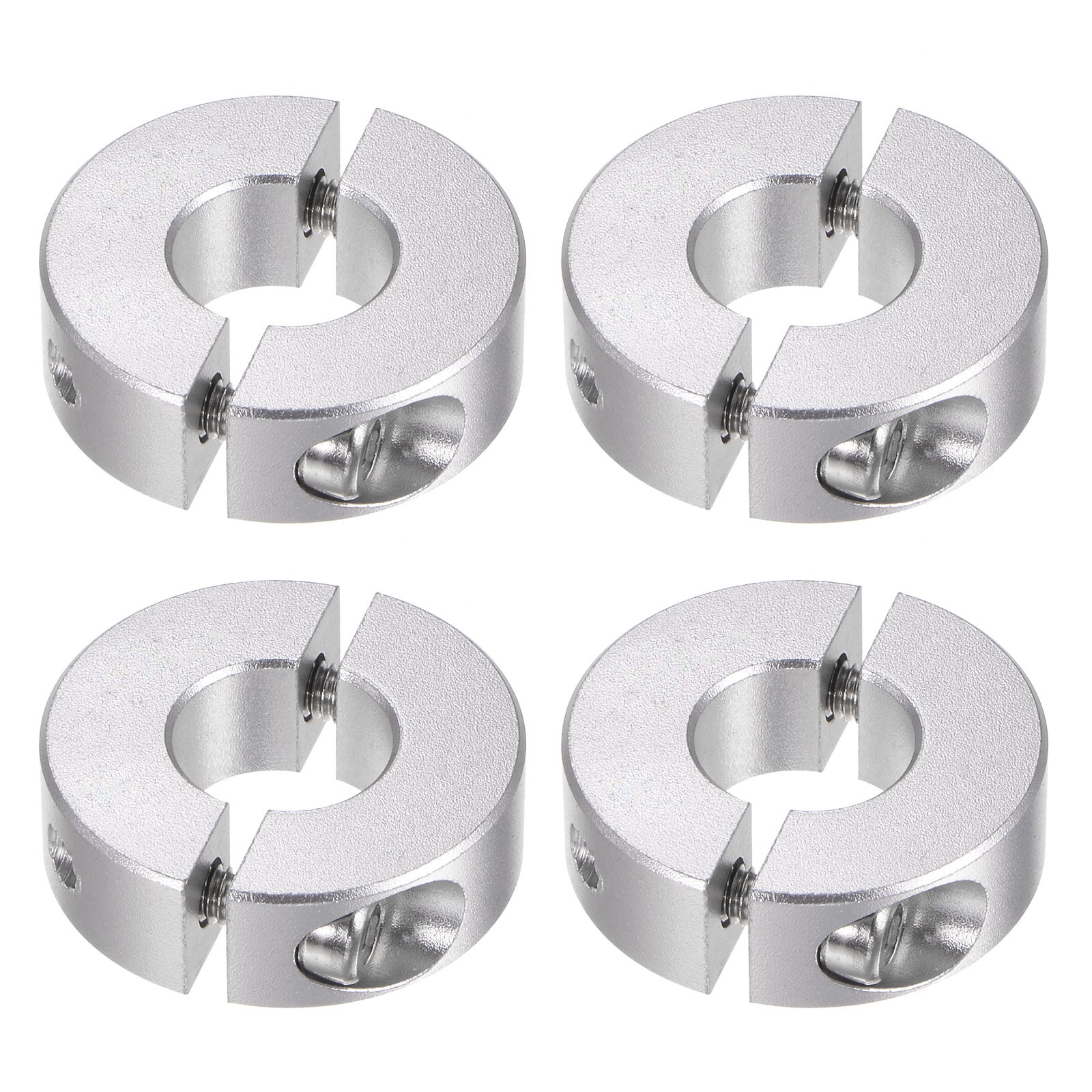 4pcs Double Split Shaft Collar 13mm Bore Clamp-On Collars, 30mm OD, 10mm Width