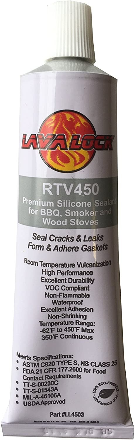 Silco 4500 RTV Clear Silicone Sealant Adhesive High Temp Food Grade Glue 2.8 oz