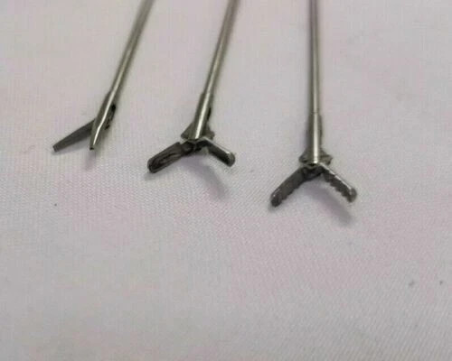 3PC Hysteroscopy Urology Biopsy Alligator Scissor Forceps 5frx40cm Instrument CE