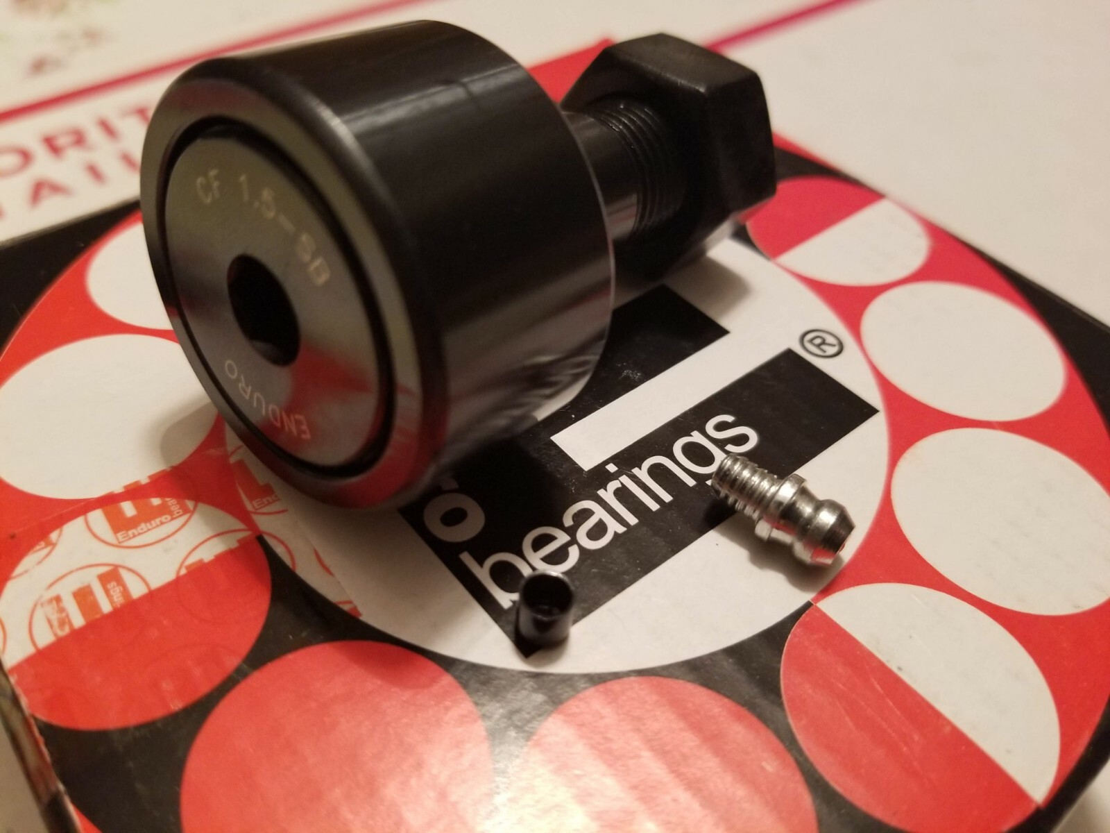 RBC S96LW Enduro brand cam follower roller bearing w/ Nut 3″ stud SHIPS FAST!