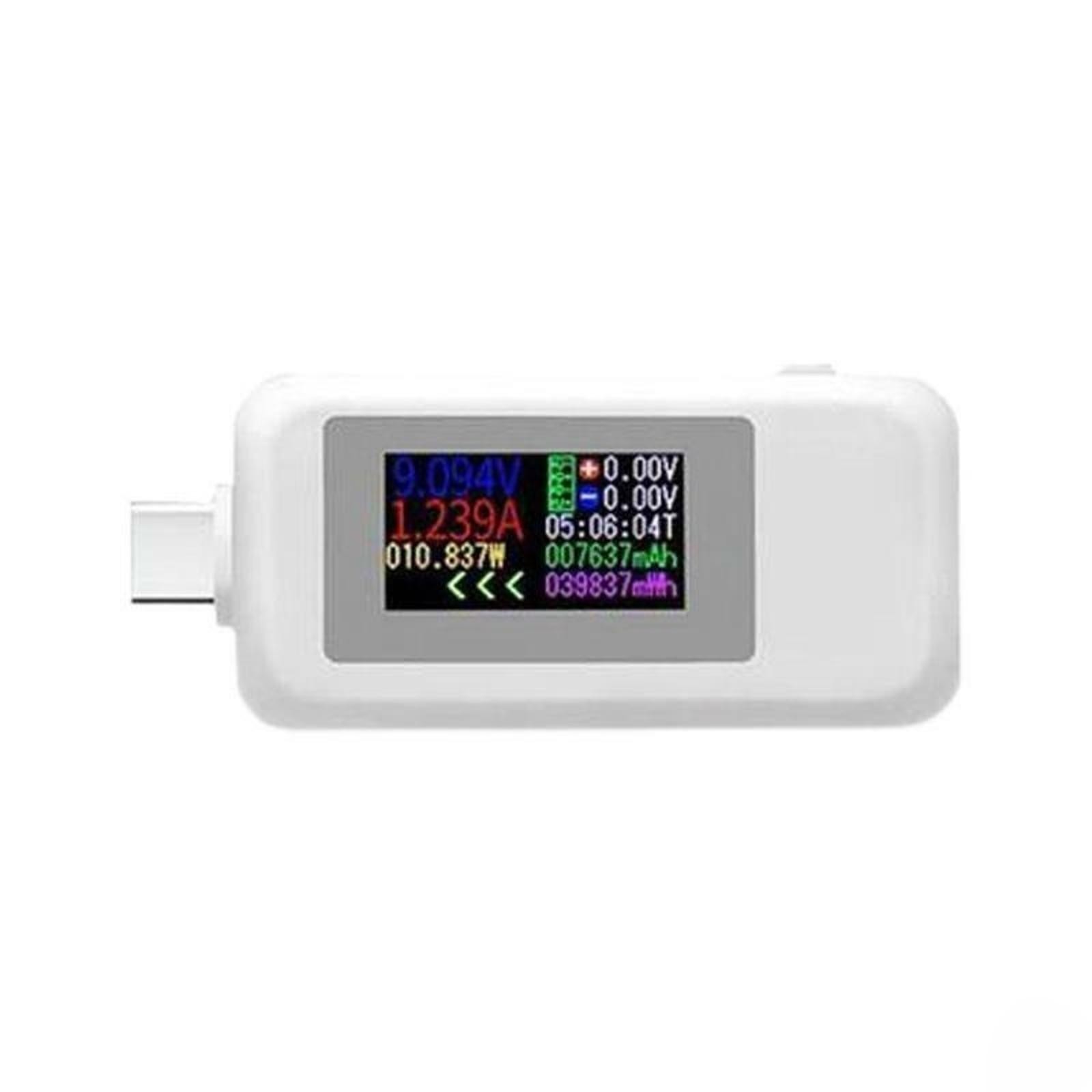Type-C Power Tester Voltage Current Capacity Meter USB-C Multimeter 5A 4-30V C