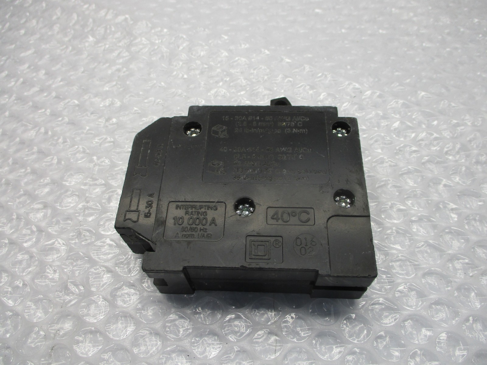 SQUARE D HOMT1515 BREAKER 1POLE 15AMPS NSNP