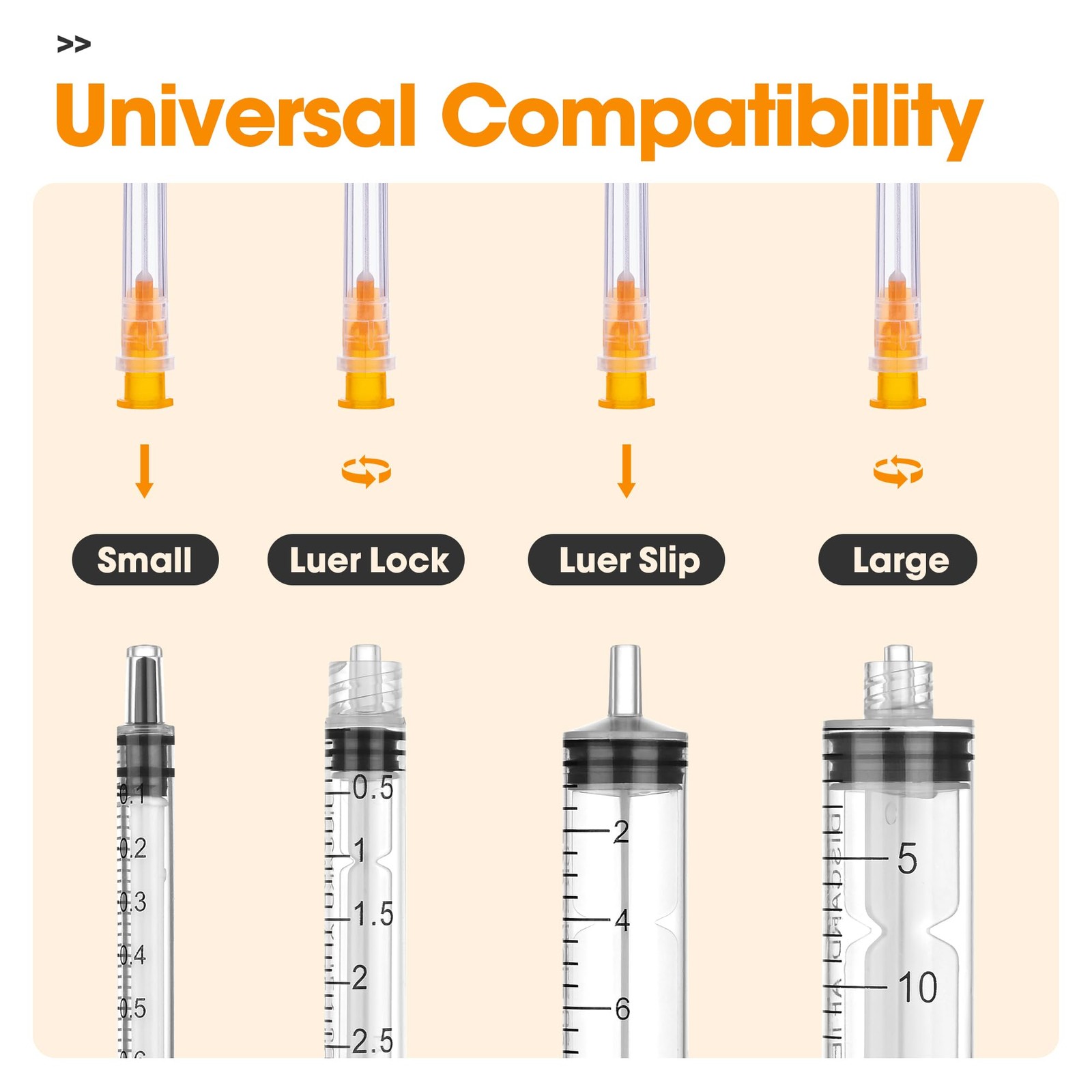25 Ga 1 Inch Lab Syringe Needle, Disposable Dispensing Supplies,…