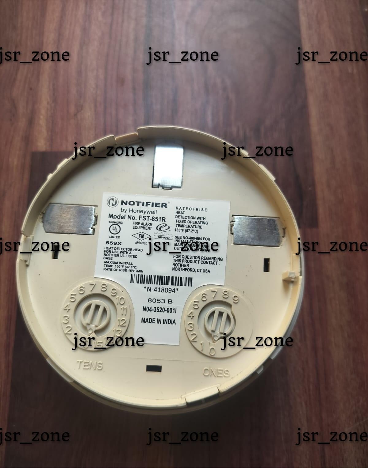 FST 851R Notifier Smoke Detector Head Only FREE SHIPPING