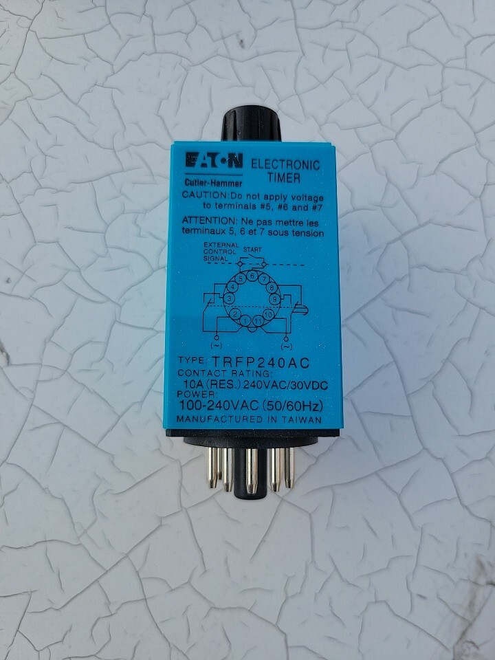 Eaton – Cutler Hammer TRFP240AC Electronic Timer 100-240VAC 11 Pin