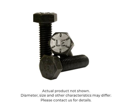 1-1/2″-12 X 2-1/2″ Hex Head Cap Screw, Grade 8, Plain Finish, Qty of 3