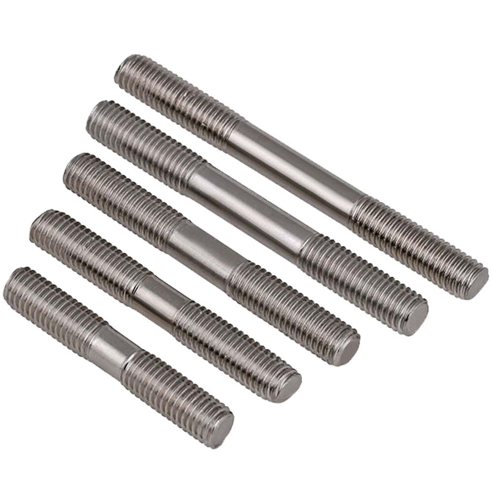 Metric M12 40mm-250mm Stainless Steel Double End Threaded Stud Bolts Screws Rod