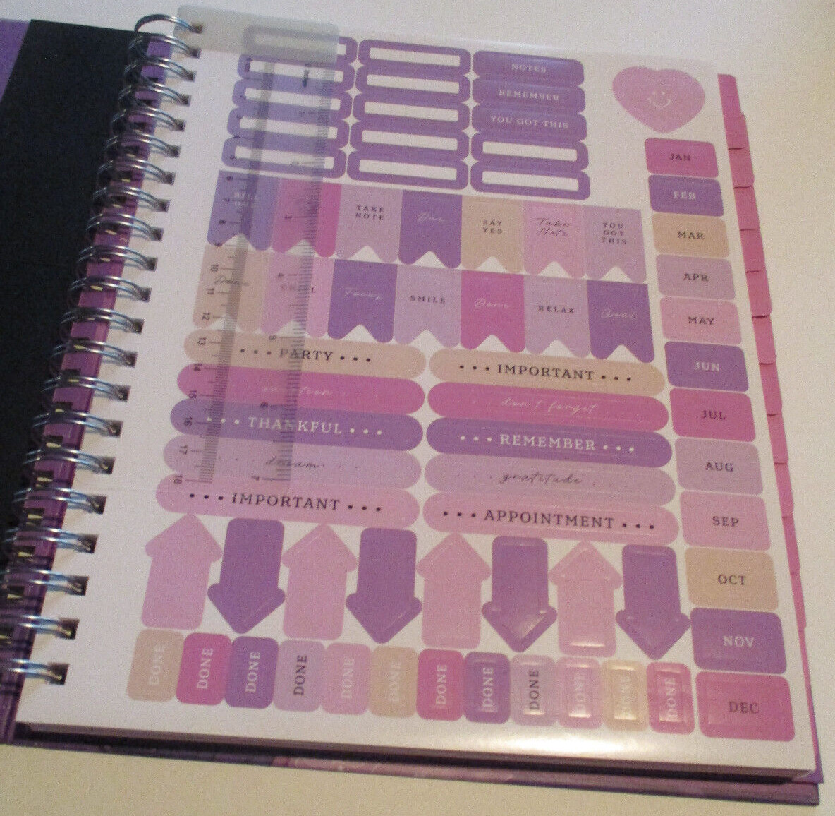 Pembrook Gratitude Planner & Pen Women GIFT SET Stickers Journal Diary Health