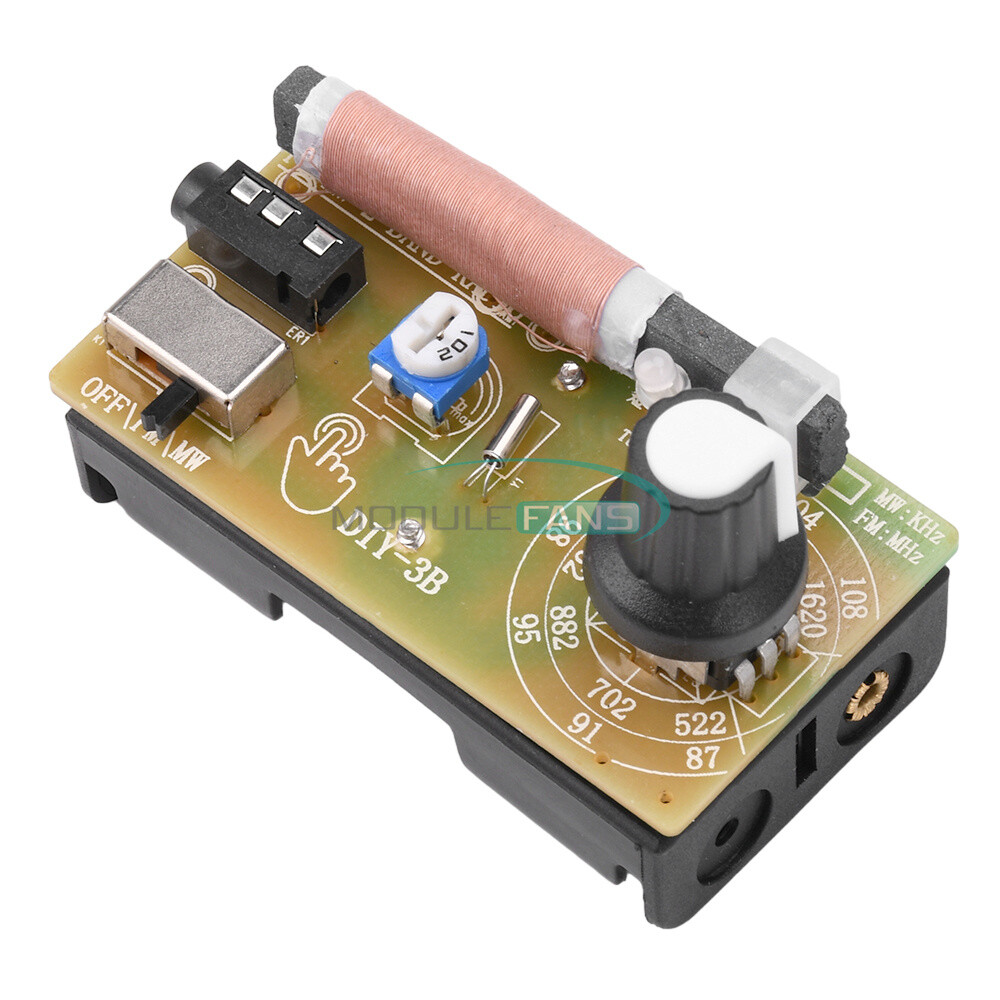 Electronic DIY AM/FM Radio Receiver Module Kits Wireless Stereo 87MHz-108MHz