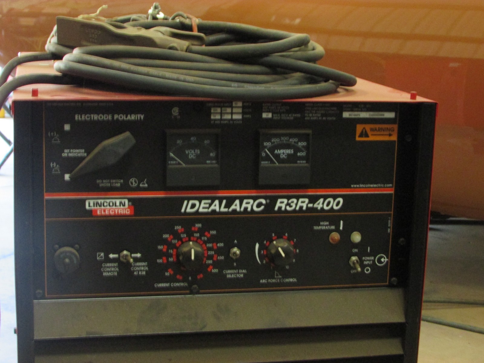 Lincoln Idealarc DC Arc STICK/TIG Welder Power Source 230/460v 3-PH, R3R- 400