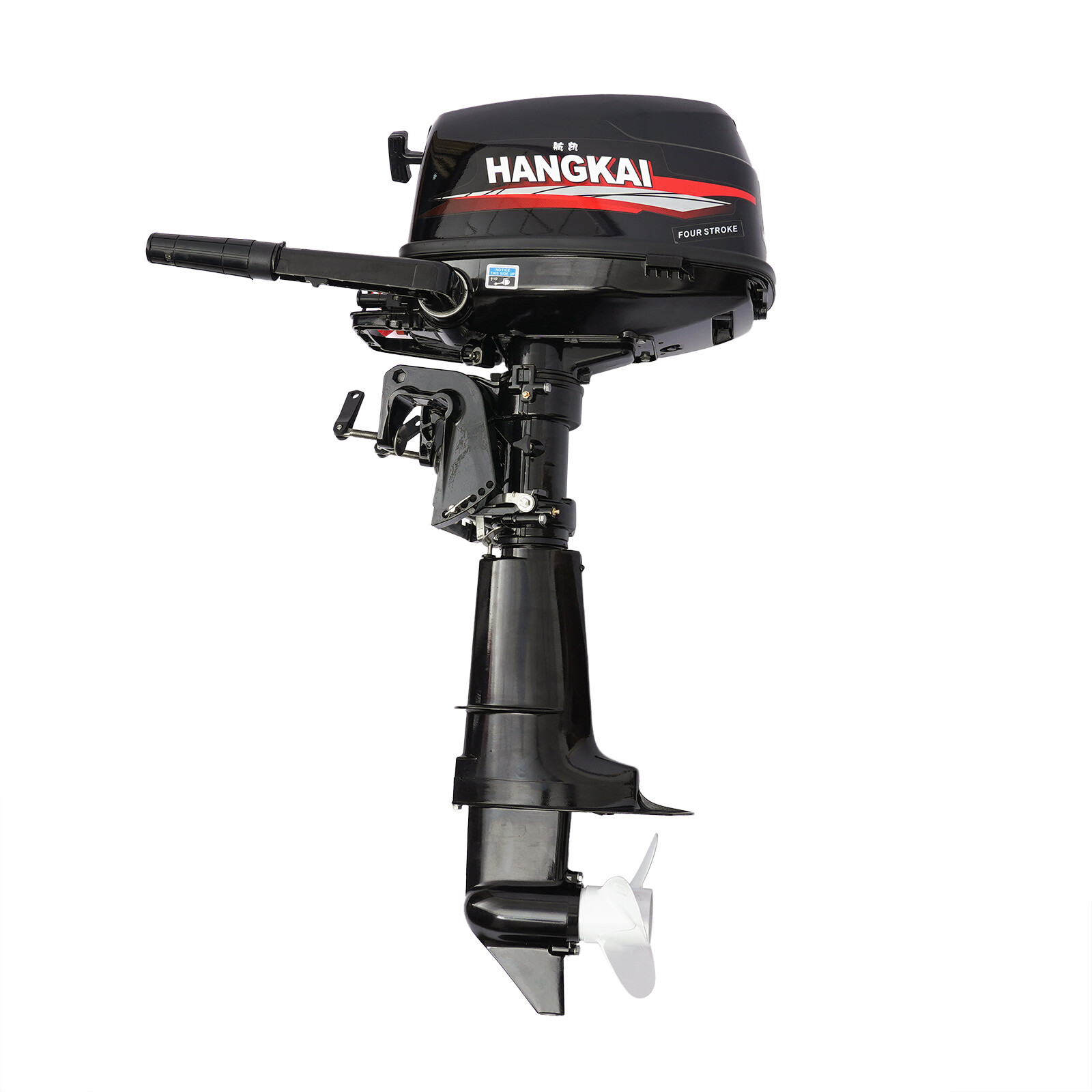 7.5HP HANGKAI Outboard Motor 2-4 Stroke Fishing Boat Engine Water/ Air Cooling