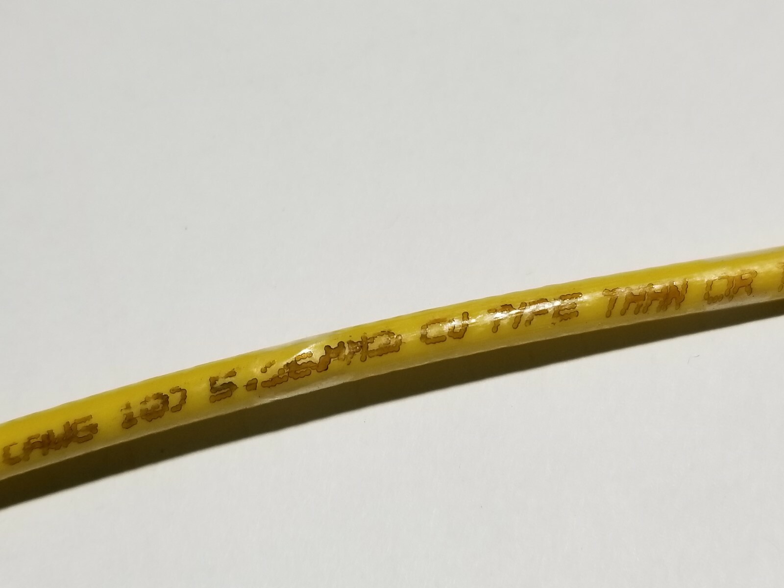 Southwire #10awg Solid THHN/THWN/MTW Building Wire Cable 600V Yellow /100ft
