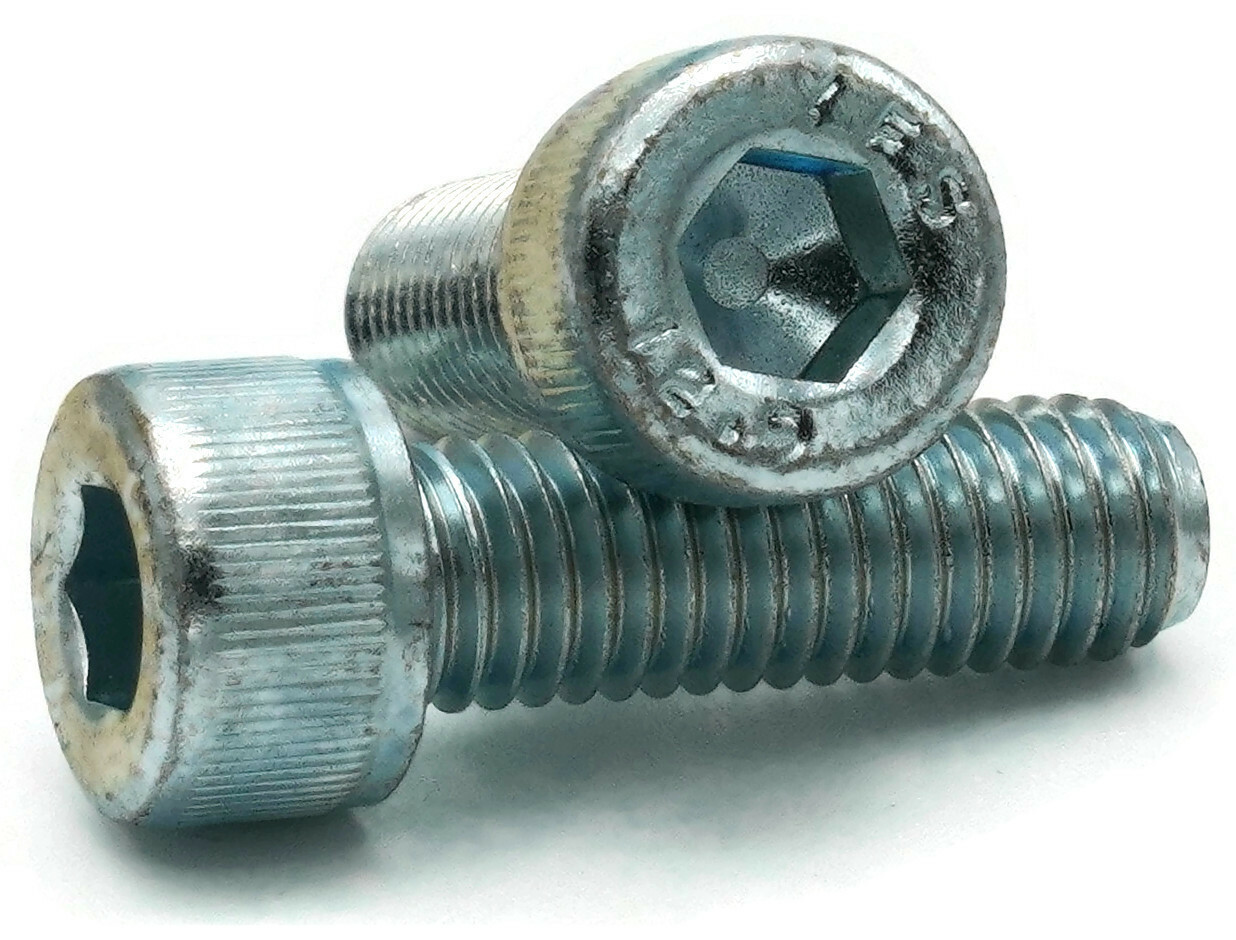 M8-1.25 Socket Head Cap Screws Allen Bolt Class 12.9 Zinc Steel ISO 4762 DIN 912