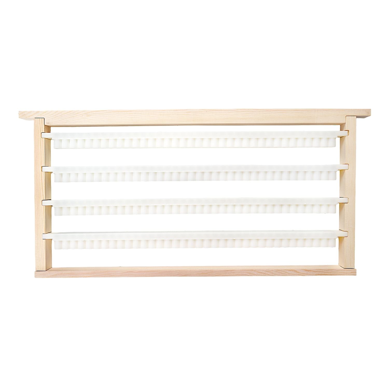 Beekeeping Queen Cell Cup Holder Frame Bar Set Double Row Royal Jelly Storage…