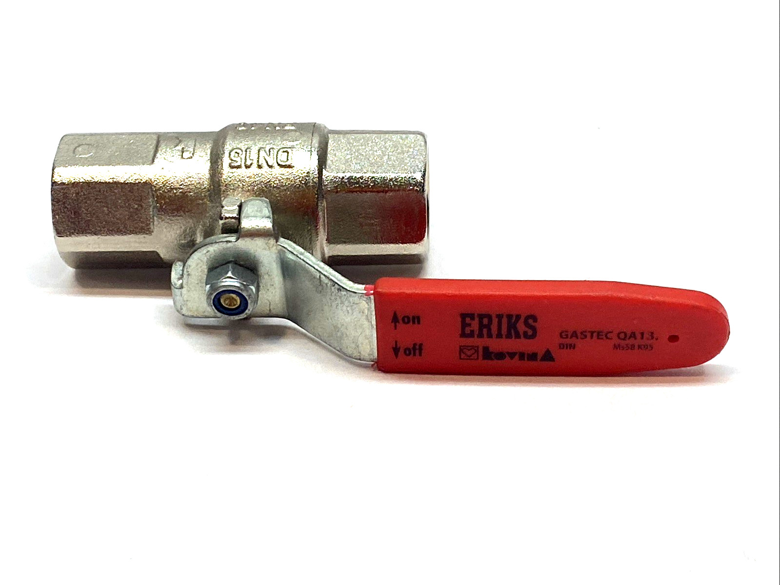 Eriks Gastec DIN K95 Gas Regulator Valve Ms58 Brass Pressure Control