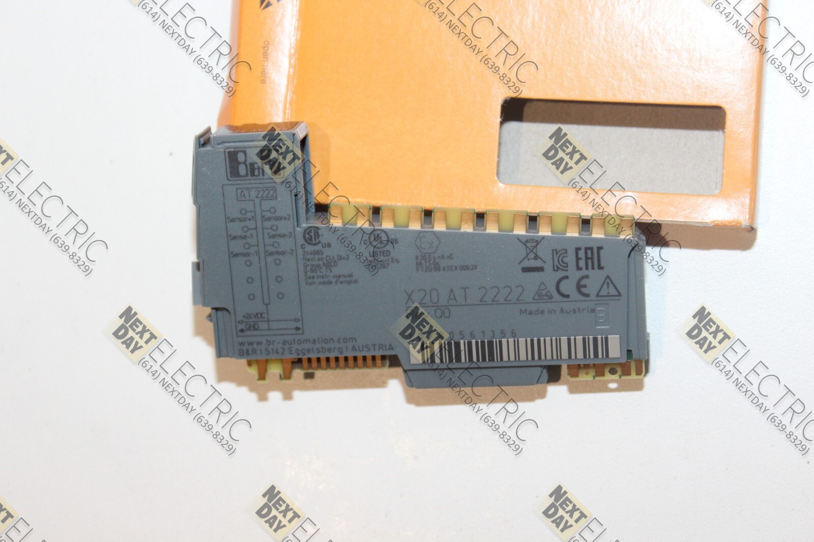 B&R, X20 AT 2222, PT100 PT1000 Resistance Temperature Measurement PLC Card Temp