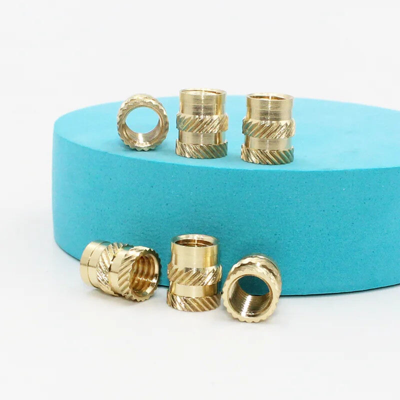 Brass Threaded Insert Nut Kit M2 M2.5 M3 M4 M5 M6 M8 Hot Melt Heat Knurled Embed