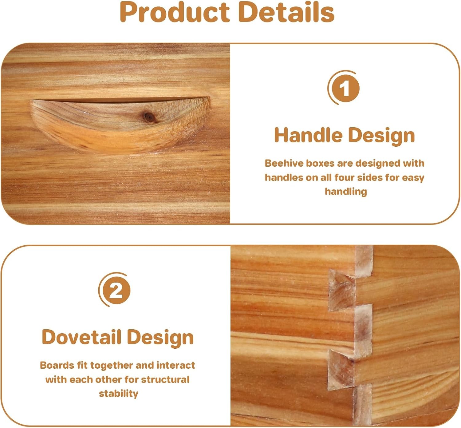 Beehive 20 Frame Complete Box Kit (10 Deep-10 Medium) Langstroth Beekeeping