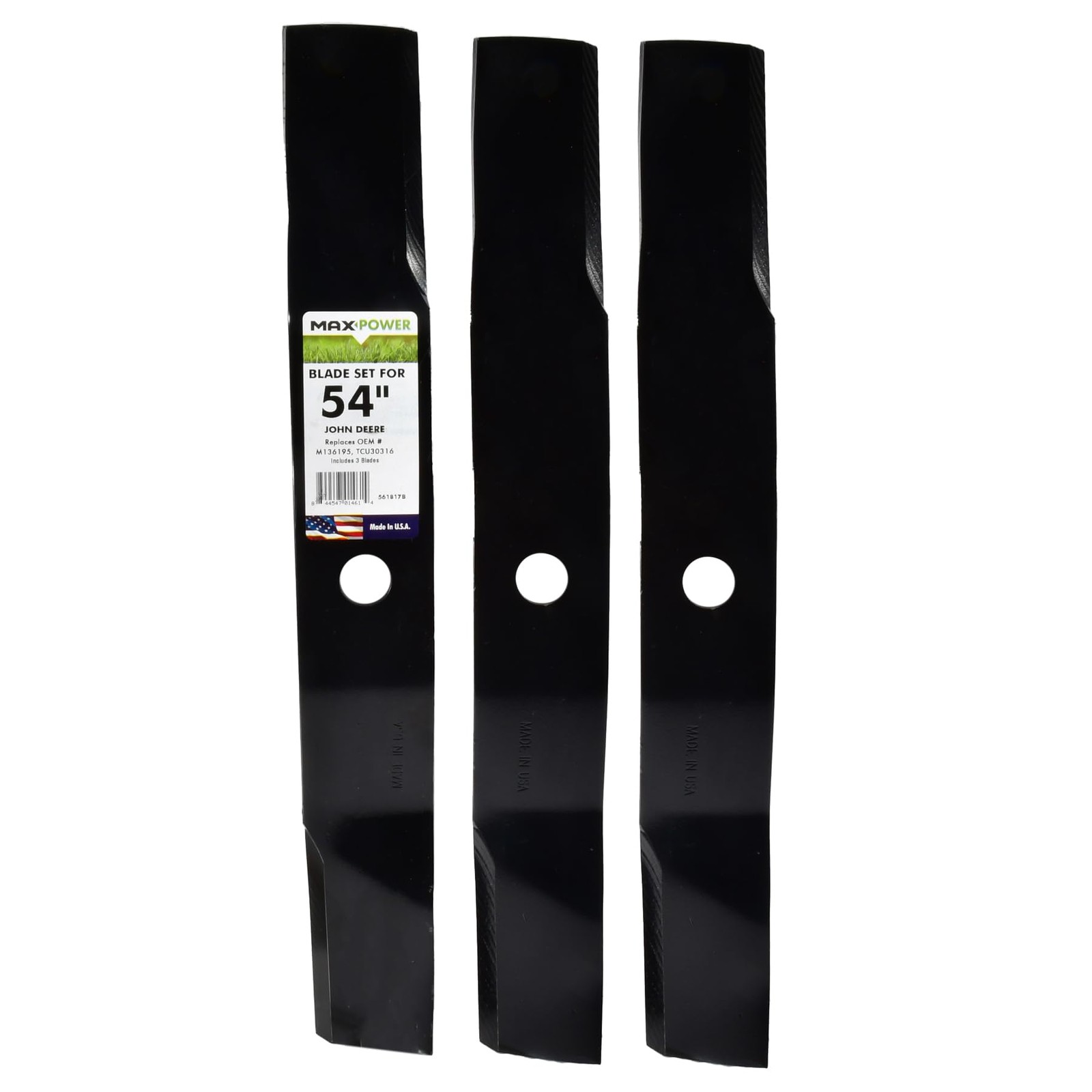 MaxPower 561817B USA MADE 3 Blade Set