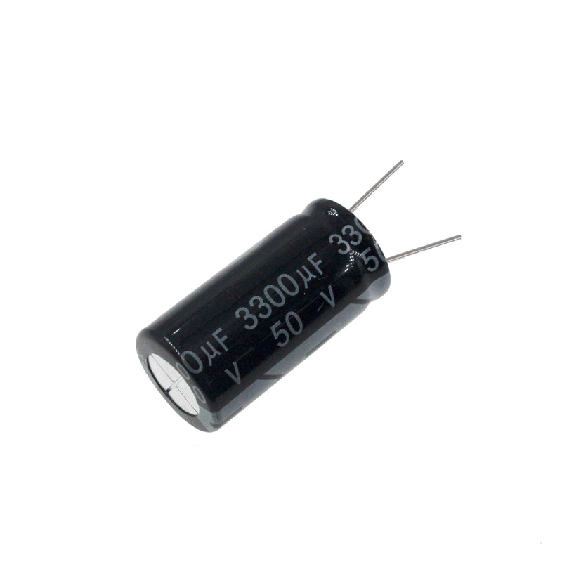 10pcs 50v 3300uf 3300mfd 105c aluminum electrolytic capacitor 18×35mm