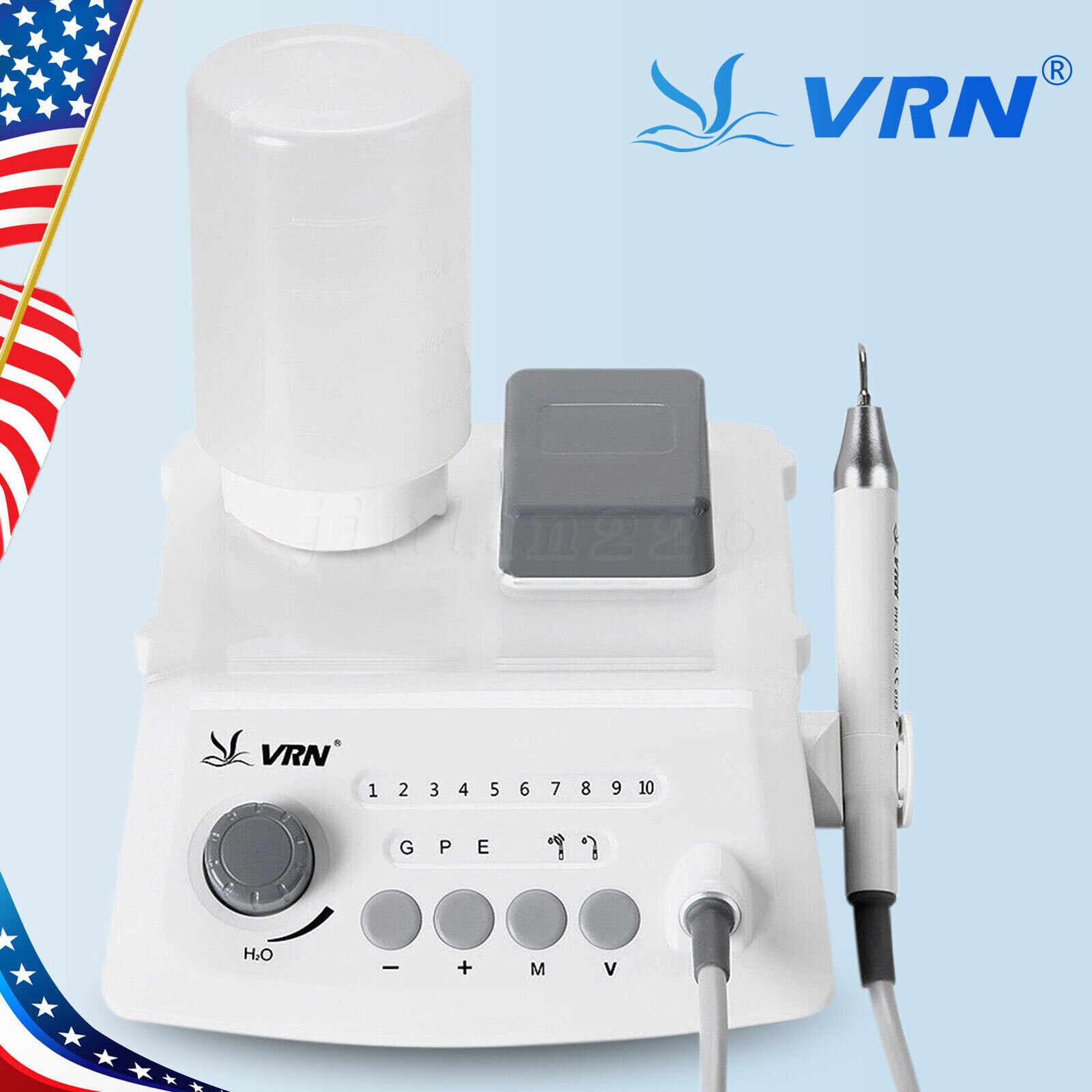 Ultrasound Dental Ultrasonic Scaler fit EMS Woodpecker+LED Handpiece+ Bottle A8