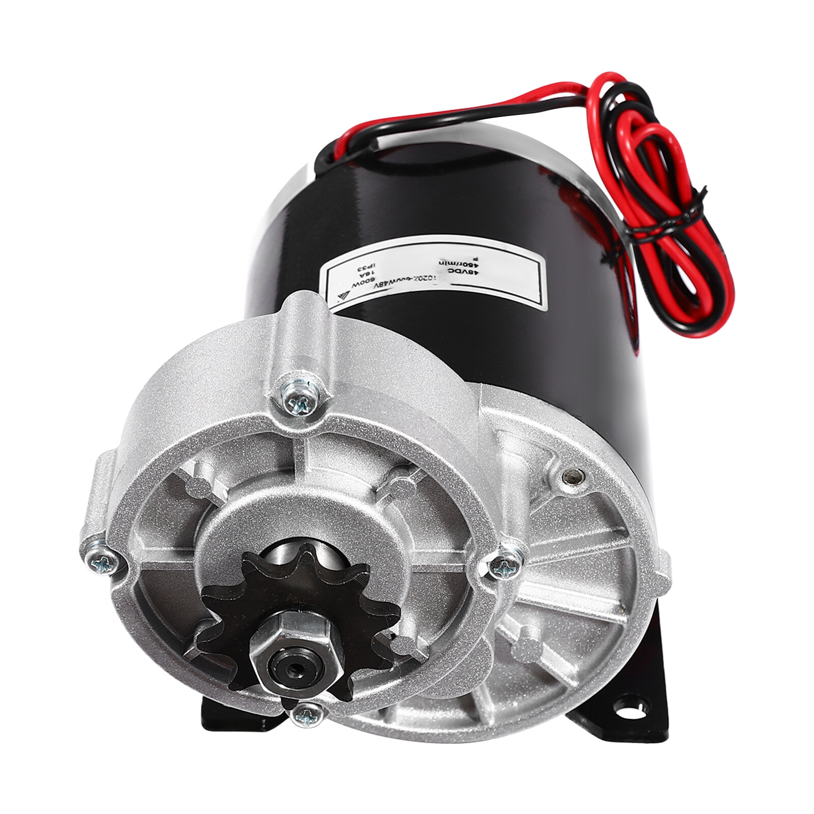 48V 600W Gear Reduction DC Motor Reduction Electric Motor For E-Bike Scooters