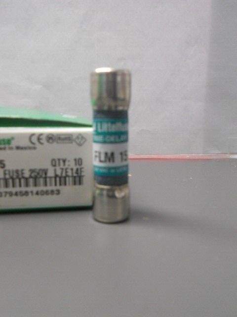New Lot Littelfuse FLM 15 Amp Fuses FNM 15 250 Volts NIB