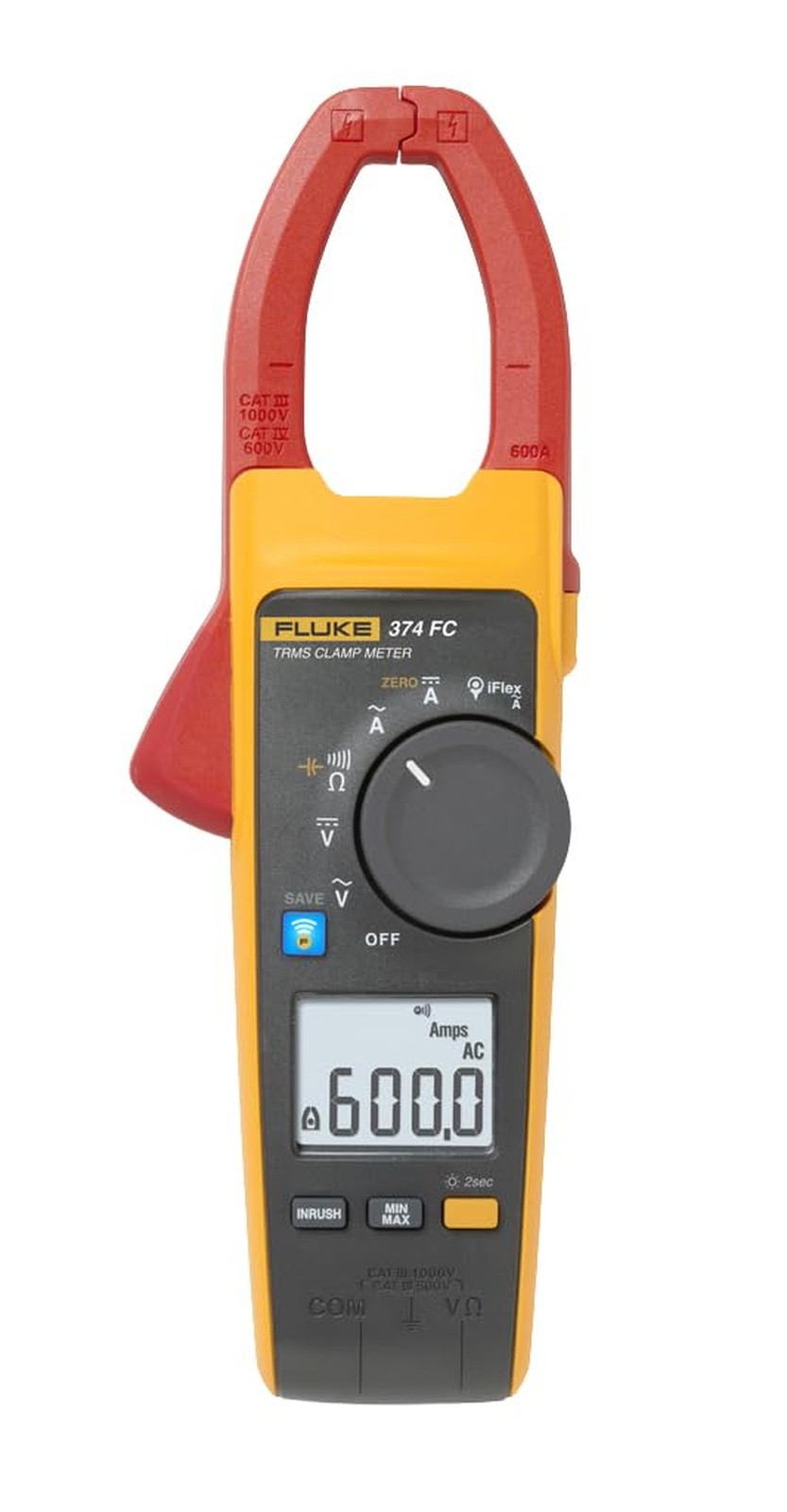FLUKE-374 FC 600A Ac/Dc TRMS Wireless Clamp