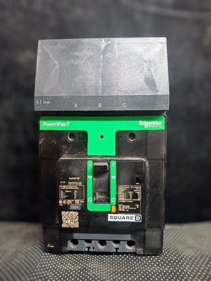 SQUARE D BJA36125 3-P 125A 600V PowerPact I-Line Circuit Breaker SHIPS SAME DAY