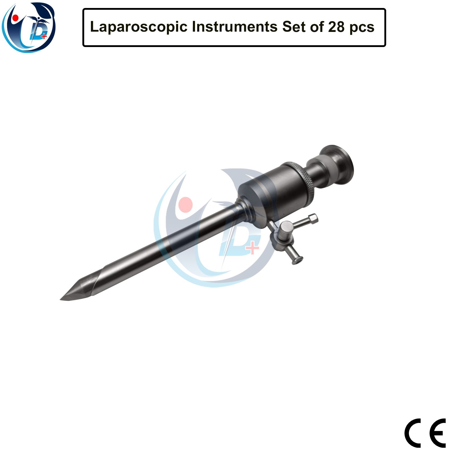 28 Pcs Laparoscopic Surgery Instrument Set General Surgical Laparoscopy Kit
