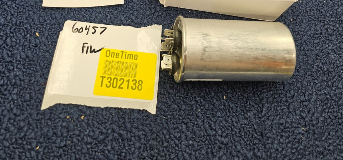 (QTY 2) JARD 12788 45 + 5 x 440/370 VAC Round Dual Run Capacitor 50/60Hz
