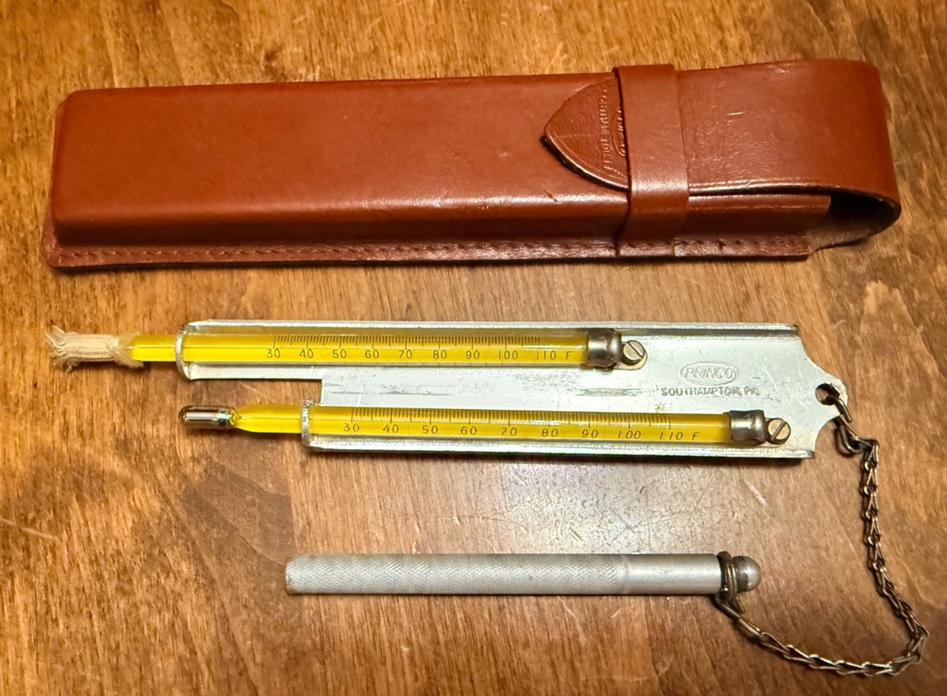 Princo Dry & Wet Thermometers Hygrometer + Protective Case