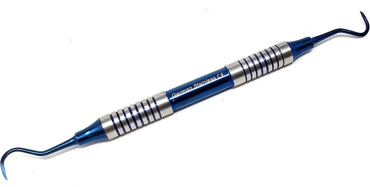 Periodontal Blue Sickle Scaler H6-H7 Anterior Double Ended Dental Instruments