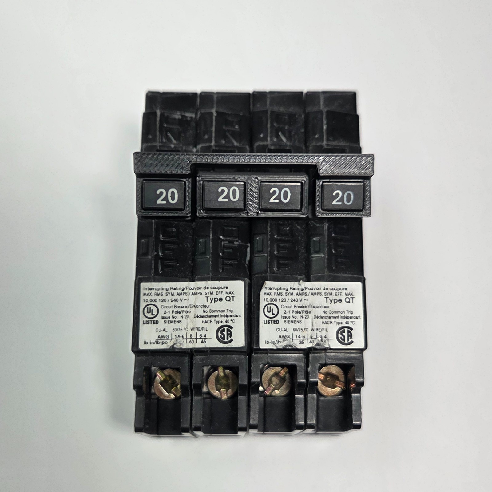 10 Pcs Siemens Inside Only Handle Ties join 2 Tandem Breaker Common Trip QTH2