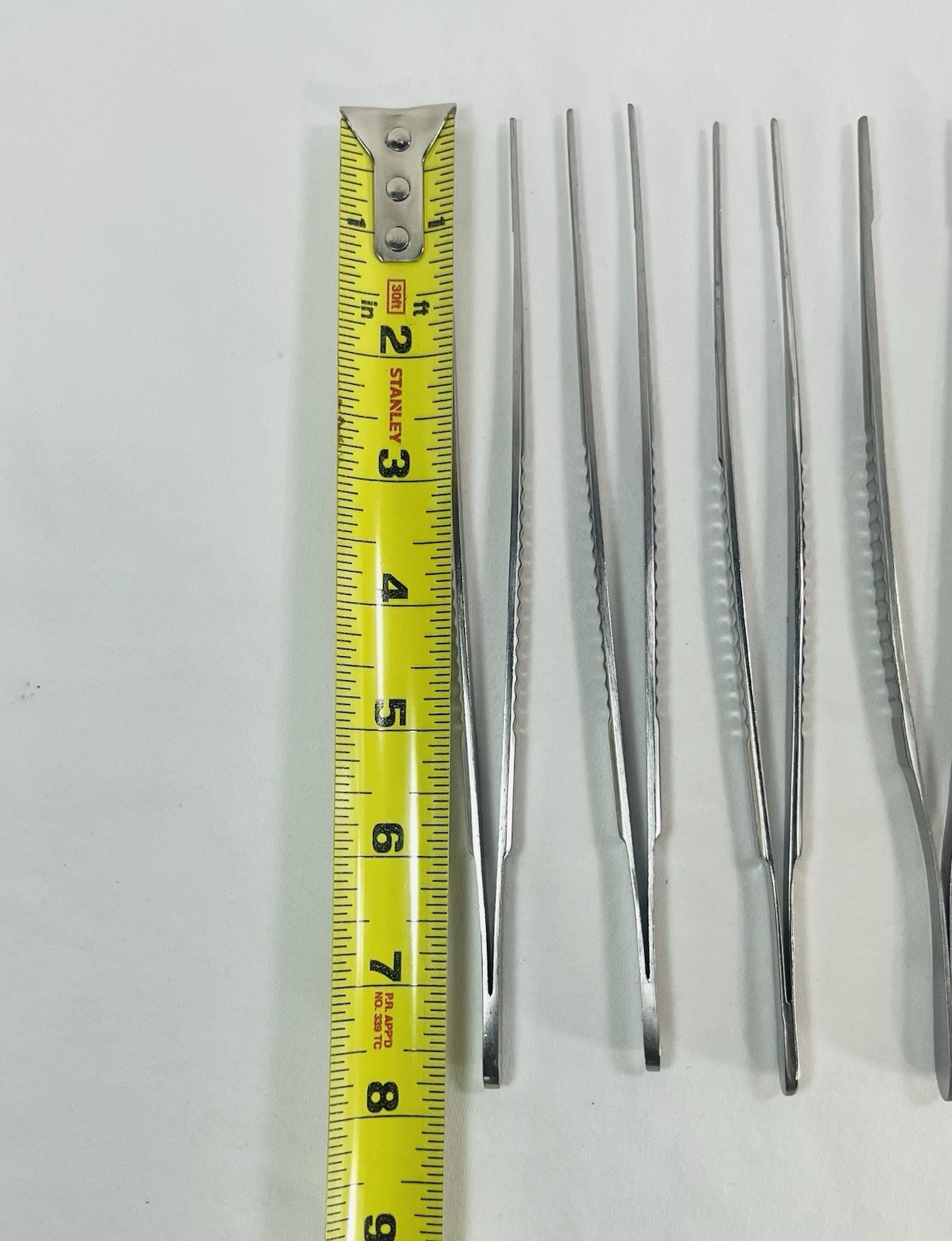 V. Mueller CH5902 Lot of 7 DeBakey Vascular Tissue Forceps 7¾» Stainless Steel