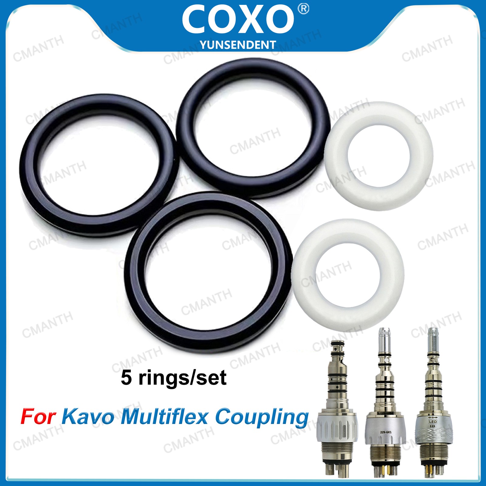 COXO Dental High Speed Handpiece Fiber Optic For KAVO MULTIflex Coupler 4/6 Hole