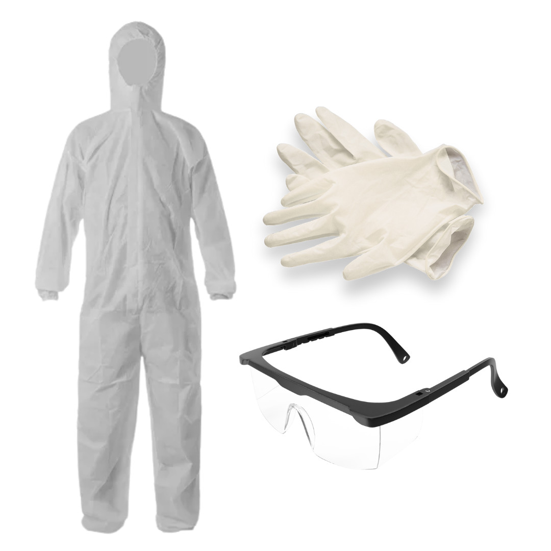 Fix & Fusion Spray Foam Gun Kit – w/ Cleaner, Nozzles, Body Suit, Gloves, Goggle