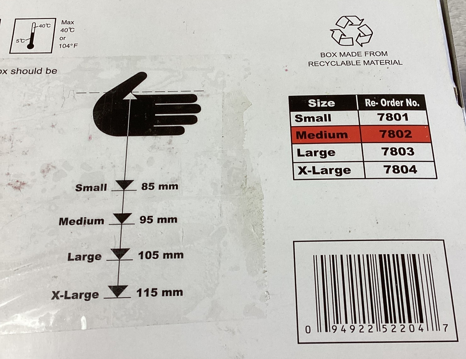 SunnyCare Vinyl Disposable Gloves, Powder Free, Allergy Free, Size Medium