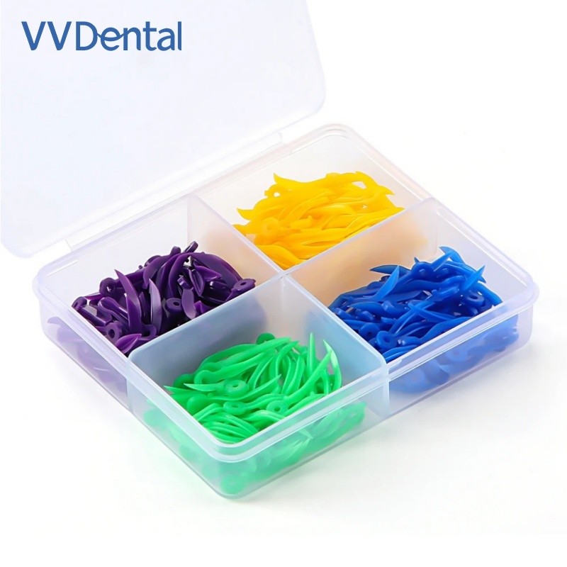 100 x Disposable Plastic Wave Shape Dental Tooth Gap Composite Interdental Wedge