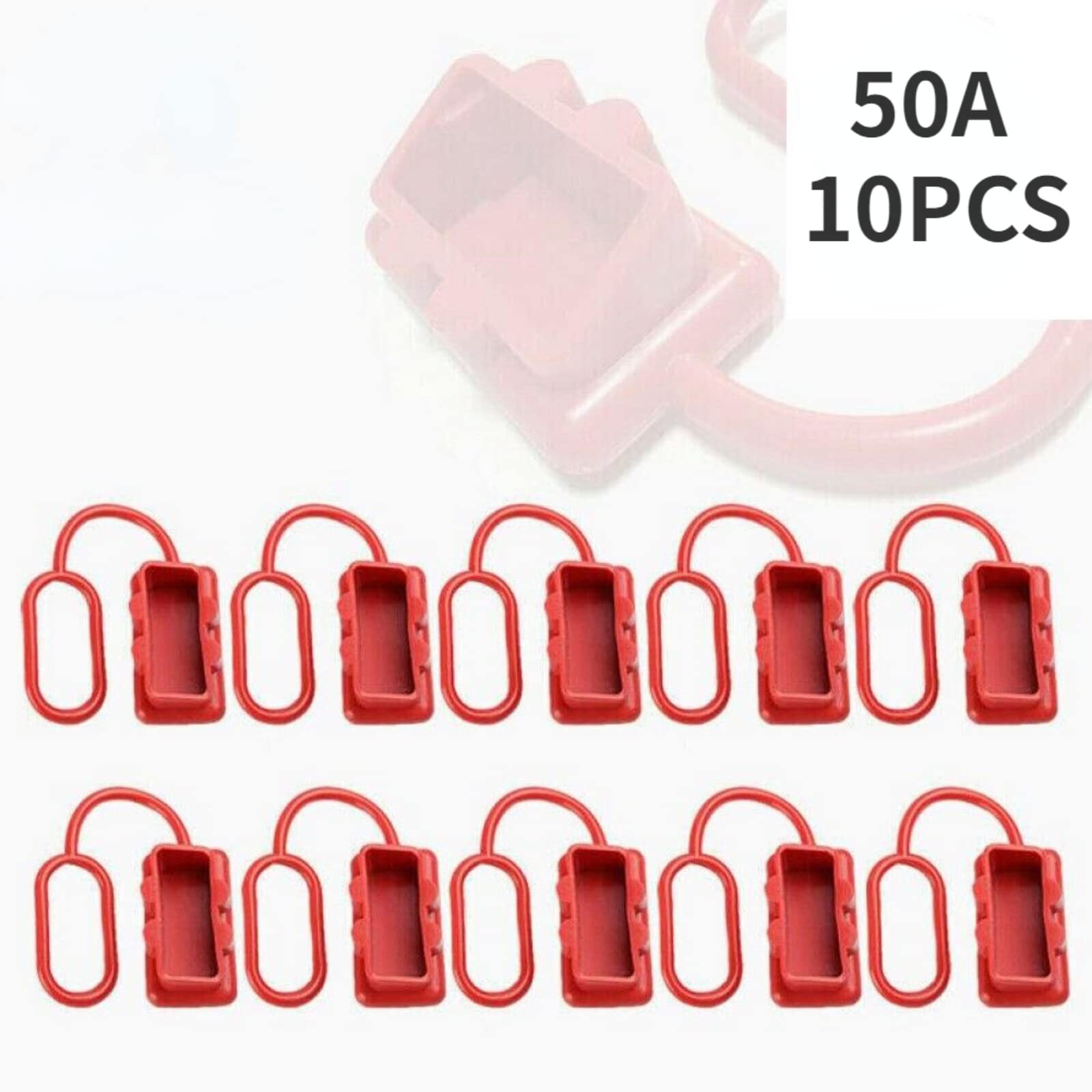 10Pcs Dust Water Resistant Connector Cap for Anderson Plug Cover Style Connec…