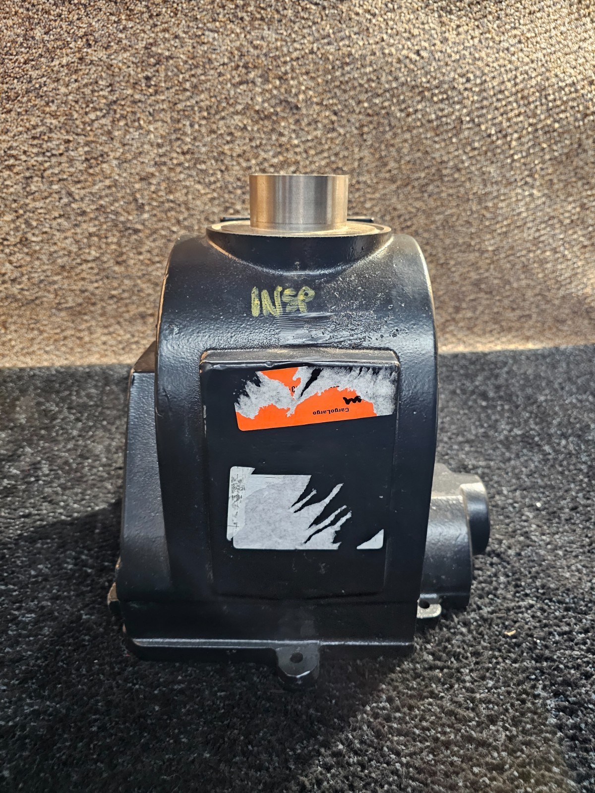 Heavy Duty Gearbox 111651 Q2 54Y, Gray Powder-Coated Finish, Steel