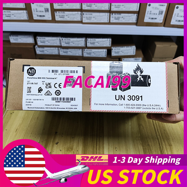New Sealed AB 2711R-T4T Ser B PanelView 800 4-inch HMI Terminal 2711RT4T