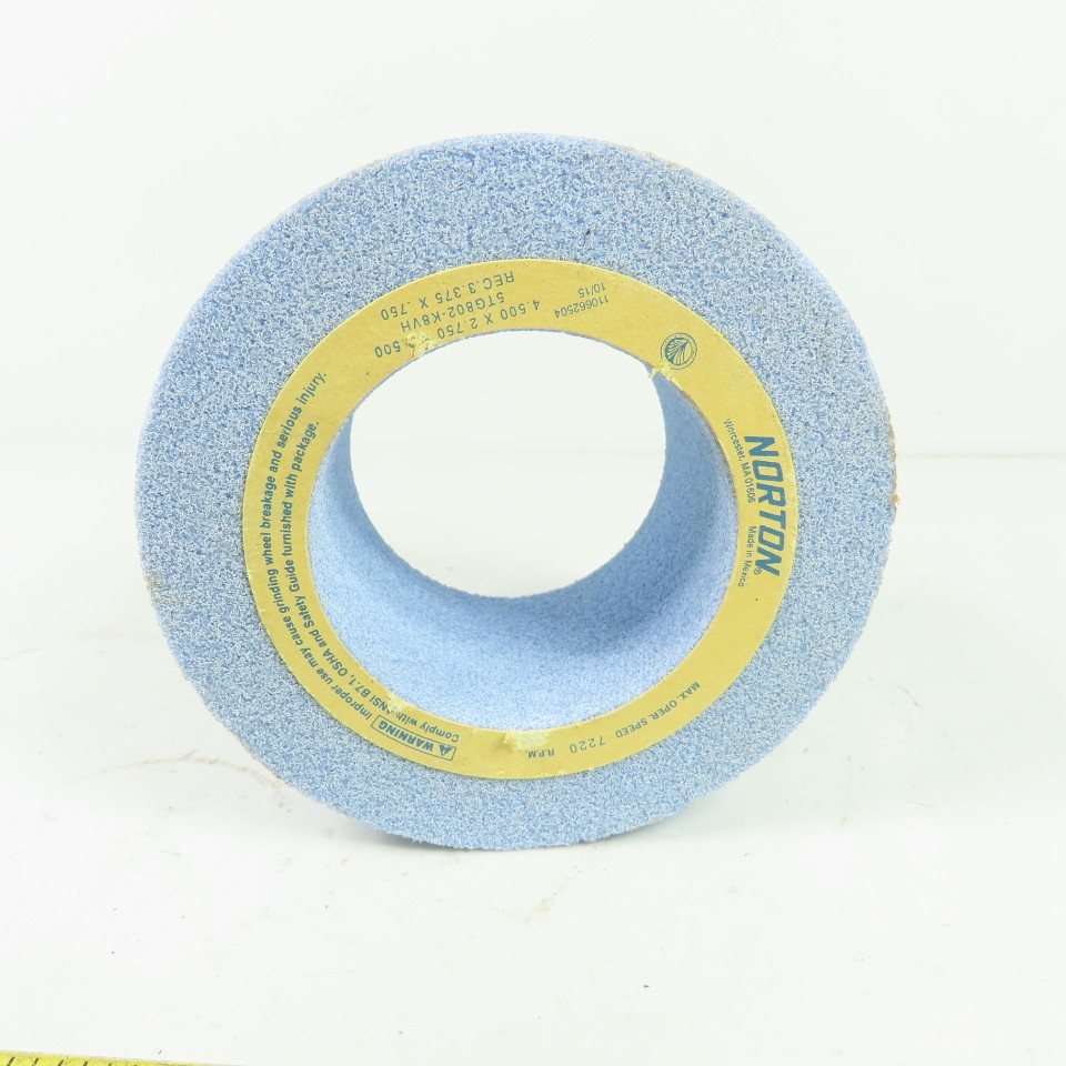 Norton 110662504 5TG802-K8VH Cup Grinding Wheel 4.500 x 2.750 x 2.500 7220 RPM