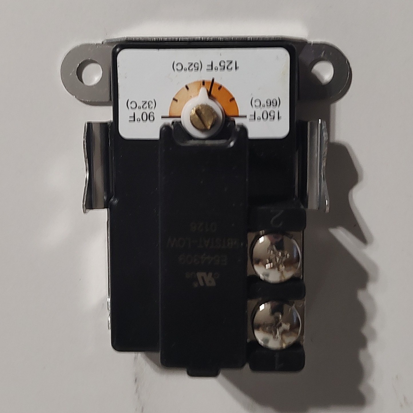 Adjustable Mechanical Analog Thermostat Switch 90-150°F 2-Wire E544306