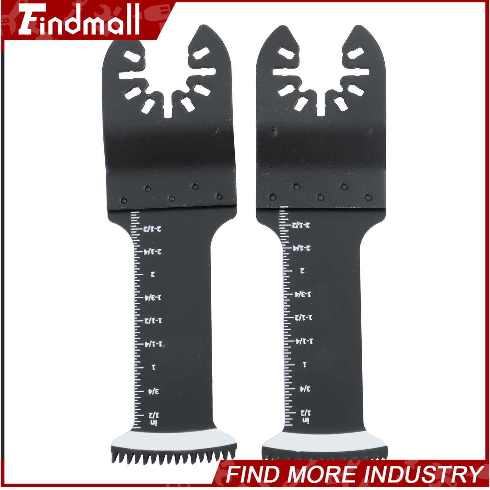 Findmall 15 Pcs Extended Oscillating Saw Blades Bi-Metal Multitool Blades