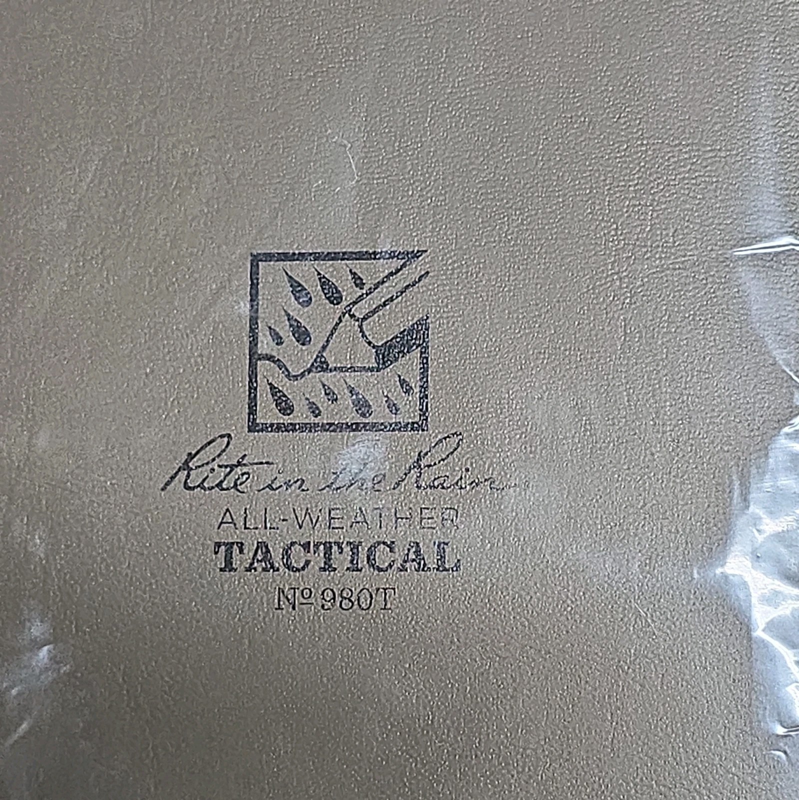 Rite in the Rain Tactical All Weather Field book TAN Cover with Pen, 980T-KITL