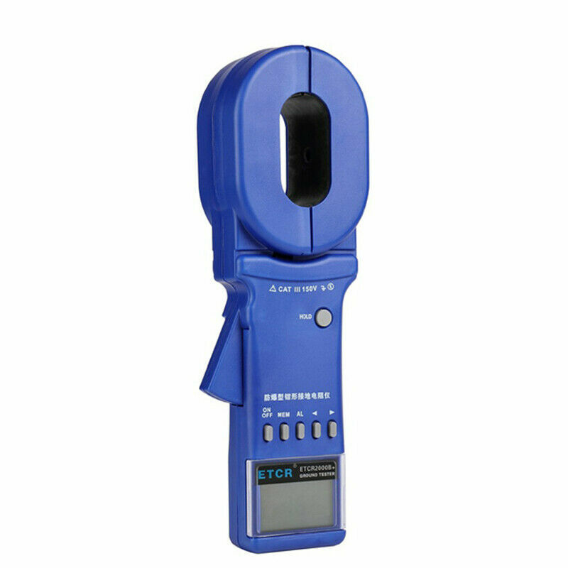 ETCR2000B+ Explosion Proof Type Clamp Earth Resistance Tester 0.01Ω~1200Ω ✦KD
