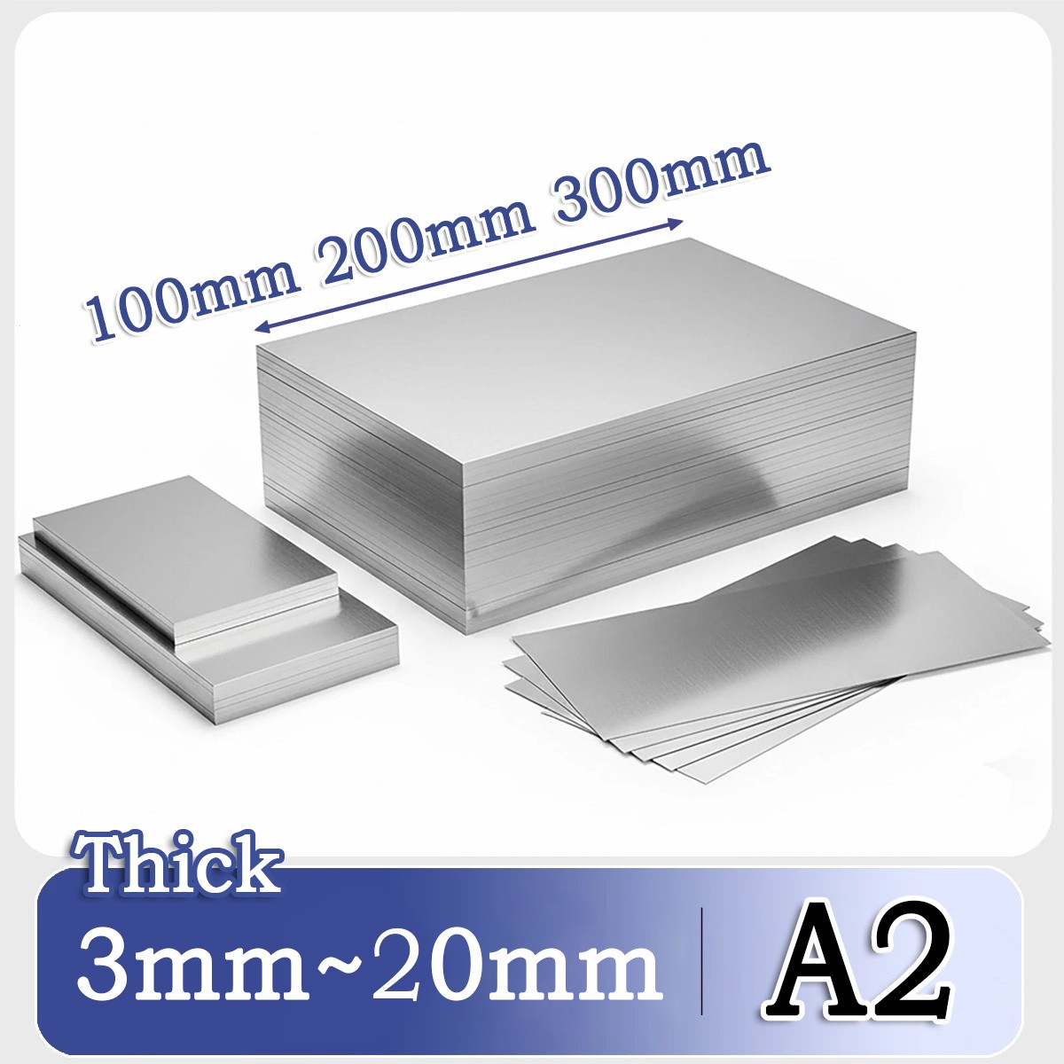 3mm 4mm 5mm 6mm 8mm 10mm 12mm 15mm 20mm Stainless Steel Flat Bar Strip (A2) 304